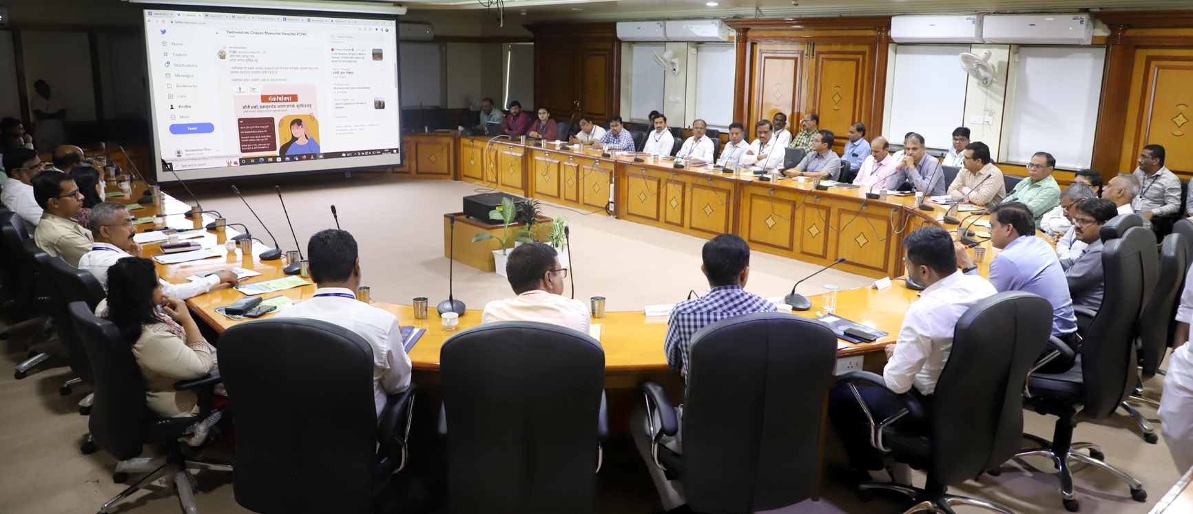 जलदगतीने माहितीचा प्रसार आणि नागरी संवाद साधण्यासाठी प्रशासनातील ट्विटर वापर अधिकाधिक करा : आयुक्त राजेश पाटील