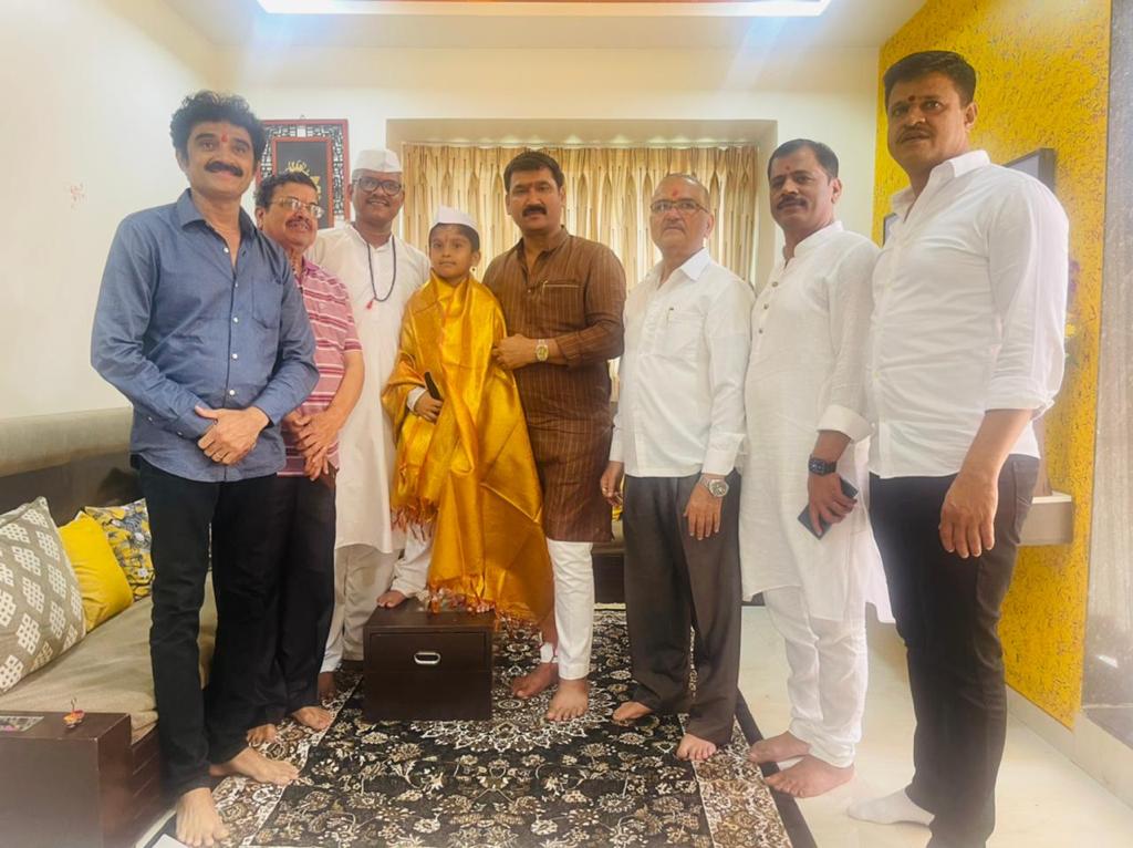 सहा वर्षाच्या भार्गवचे गिनीज वर्ल्ड रेकॉर्डमध्ये नोंद झाल्याबद्दल नाना काटे यांनी केले कौतुक