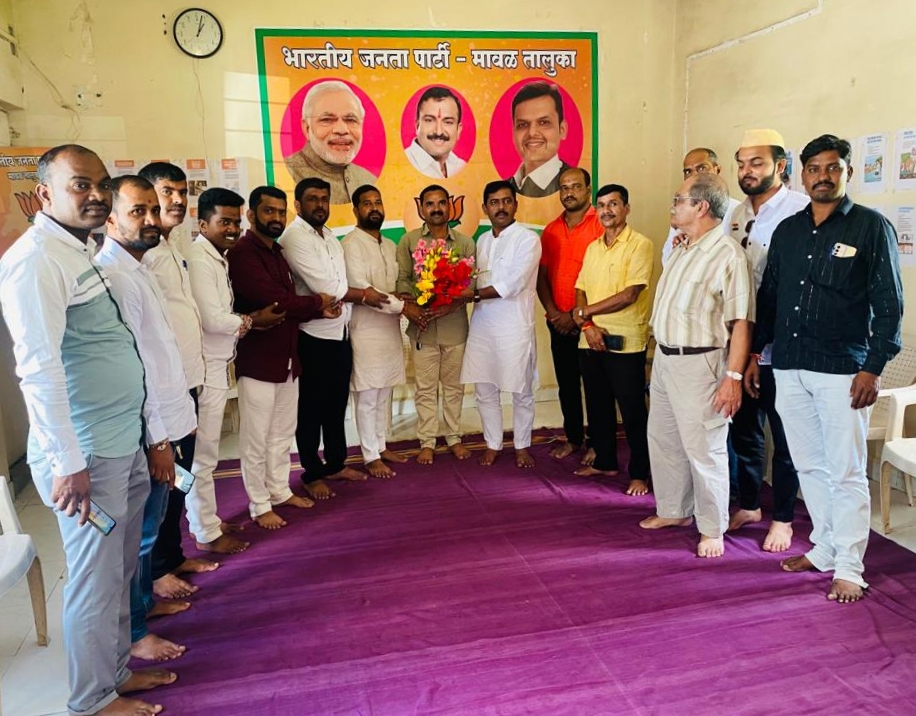 मावळ तालुका भाजपाच्या शासकीय योजना आघाडी अध्यक्षपदी रविंद्र आंद्रे यांची निवड