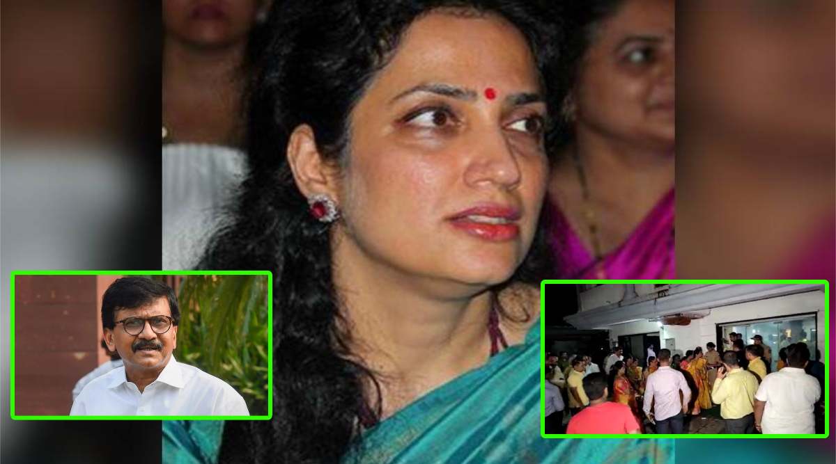 नवरात्रोत्सवात रश्मी ठाकरे थेट संजय राऊतांच्या निवासस्थानी कुटुंबीयांची घेतली भेट