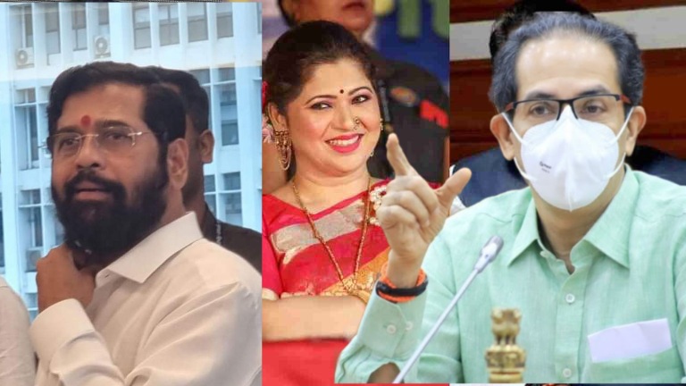 दिपाली सय्यद यांचा एकनाथ शिंदे गटाकडे वाढता कल