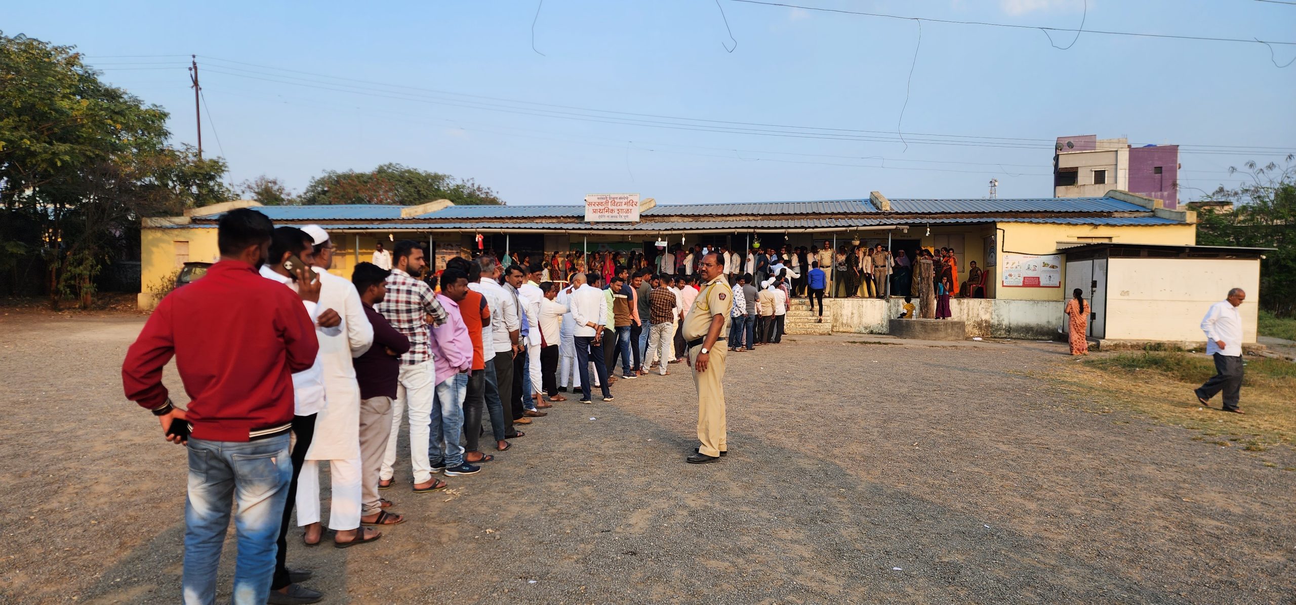 इंदोरी ग्रामपंचायत निवडूक शांततेत पार पडली