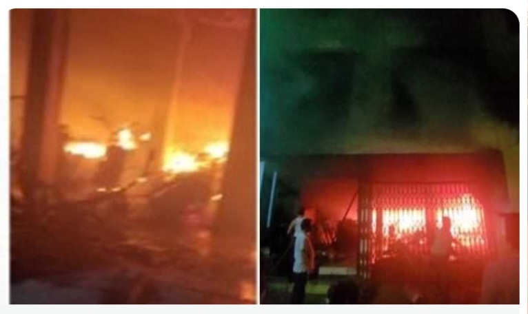 शॉर्टसर्किटमुळे तळवडे येथे आग, तीन मुलांसह चार जणांची सुटका