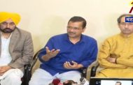 अरविंद केजरीवाल, भगवंत मान उद्धव ठाकरे यांच्या भेटीला