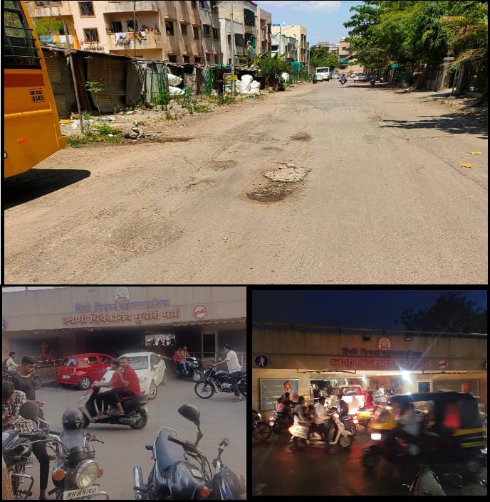 शरदनगर वाहतूक कोंडीचा प्रश्न सोडवा ; अशोक मगर