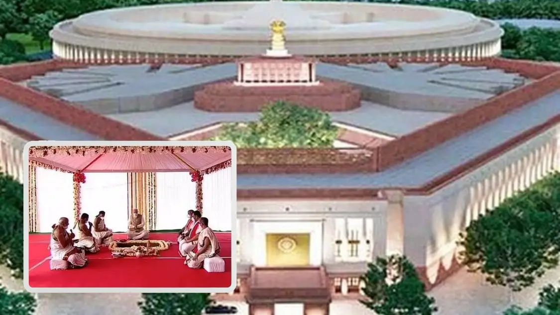 पीएम मोदी यांनी केले नव्या संसद भवनचे उद्घाटन