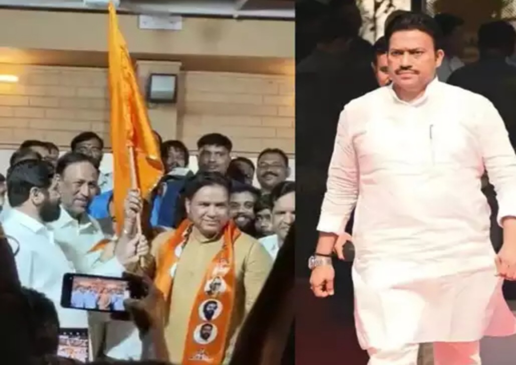 आमदार शशिकांत शिंदेना मोठा धक्का; ऋषिकांत शिंदे यांचा शिवसेना प्रवेश