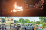 निगडी परिसरात आगीत चार वाहने जळून खाक