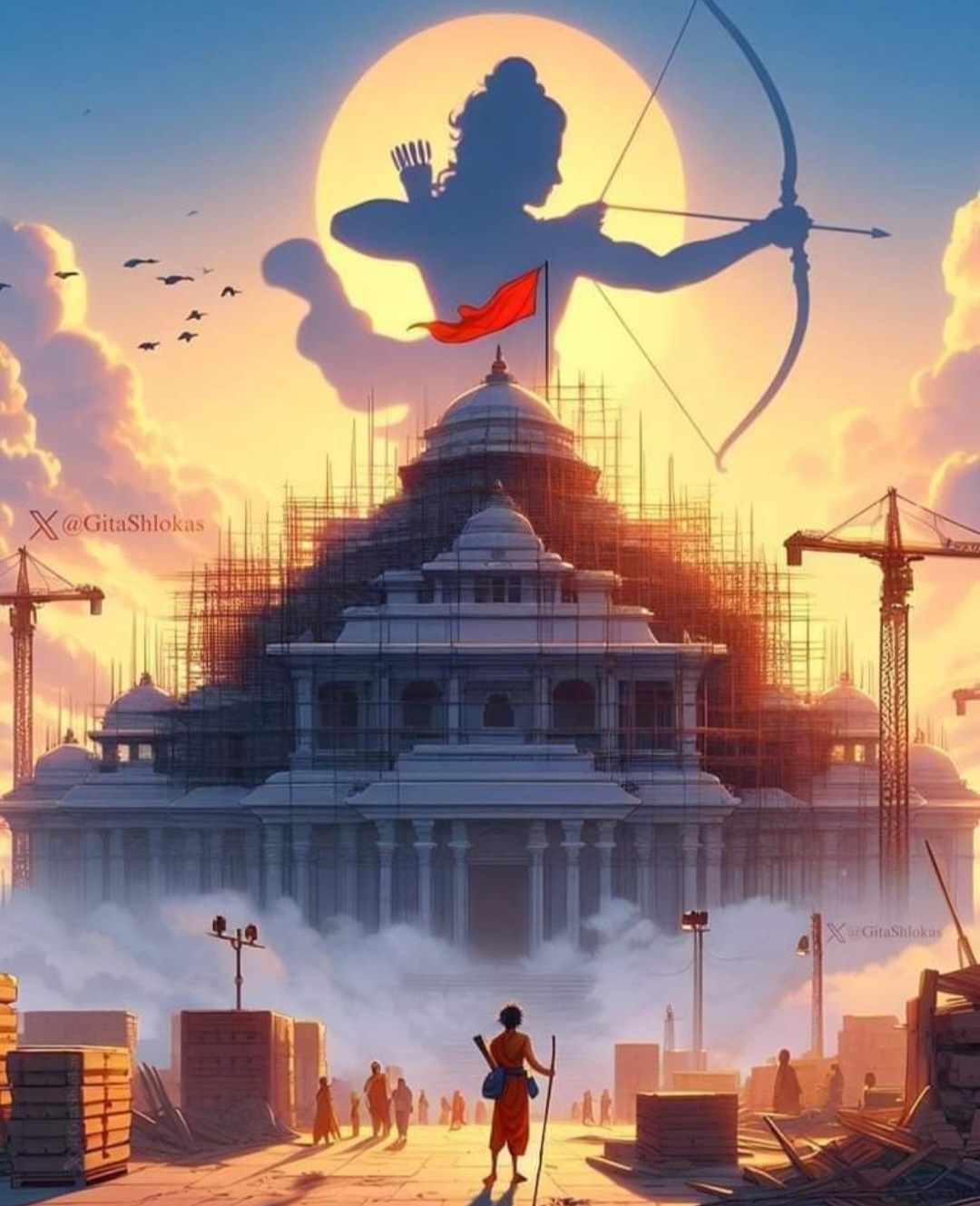 अयोध्या येथील राम मंदिर सोहळ्याचं मुख्यमंत्री शिंदेना निमंत्रण